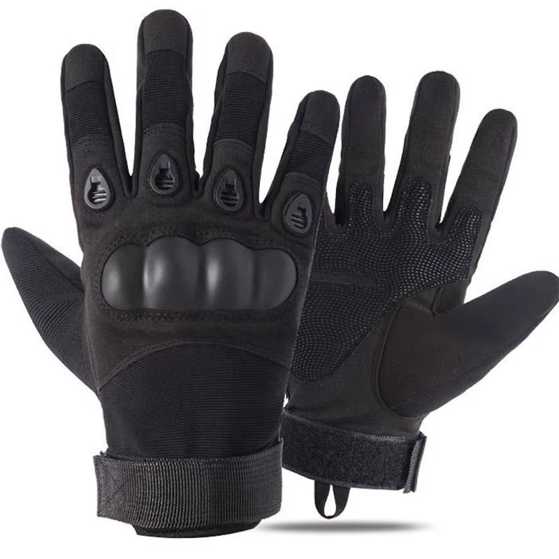 Tactical Hard Knuckle Half Finger Gloves Men'S Combat Hunting Shooting Paintball Duty - Fingerless