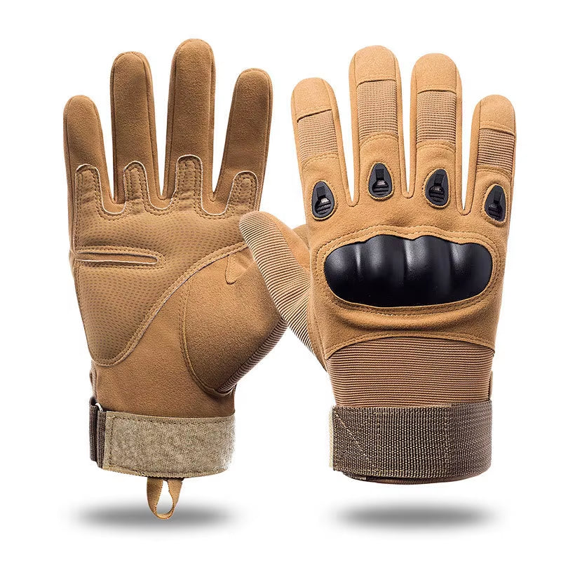 Tactical Hard Knuckle Half Finger Gloves Men'S Combat Hunting Shooting Paintball Duty - Fingerless